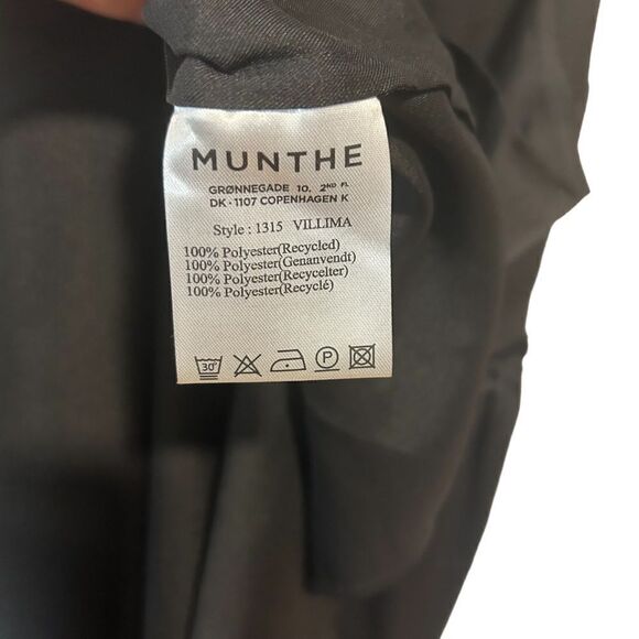 REVOLVE Munthe Villima Maxi Dress, Lightweight Charmeuse Pleated Skirt Ruffle - Picture 11 of 12